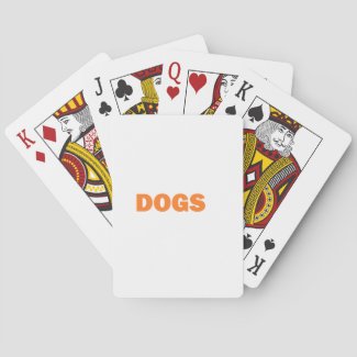 DOGS word in yellow