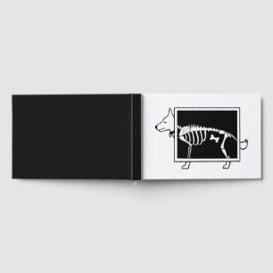 Dog's X-Ray Foil Guest Book