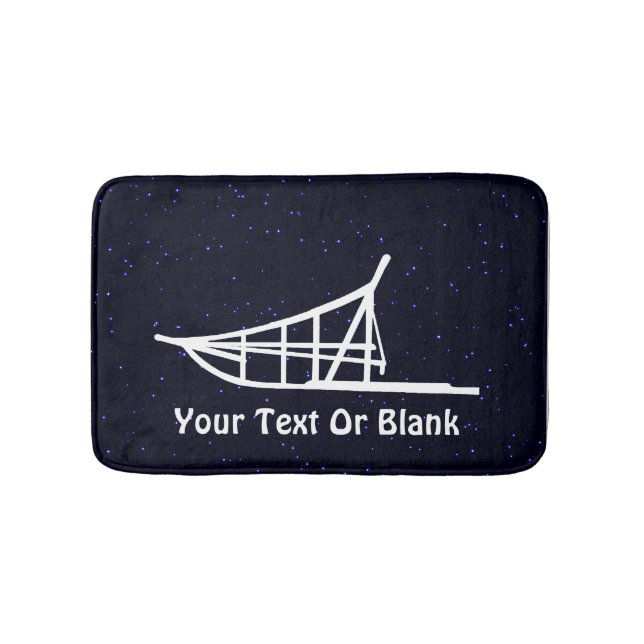 Dogsled Bathroom Mat (Front)