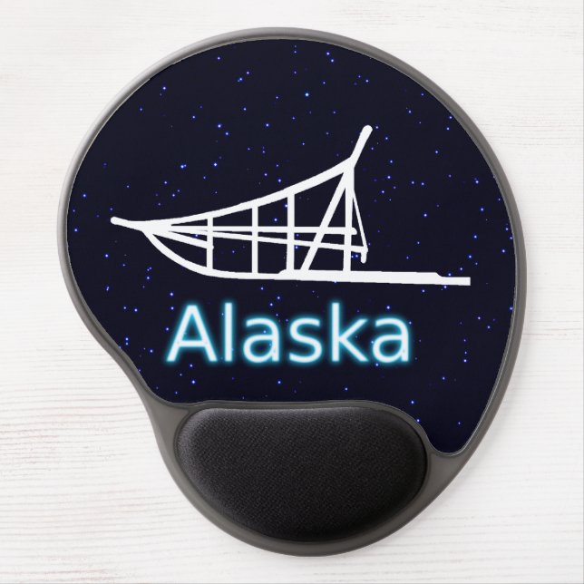 Dogsled Gel Mouse Pad (Front)