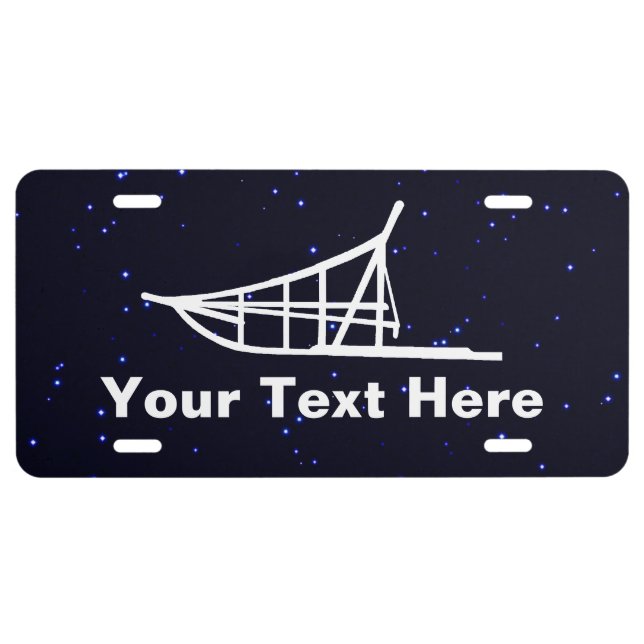 Dogsled License Plate (Front)
