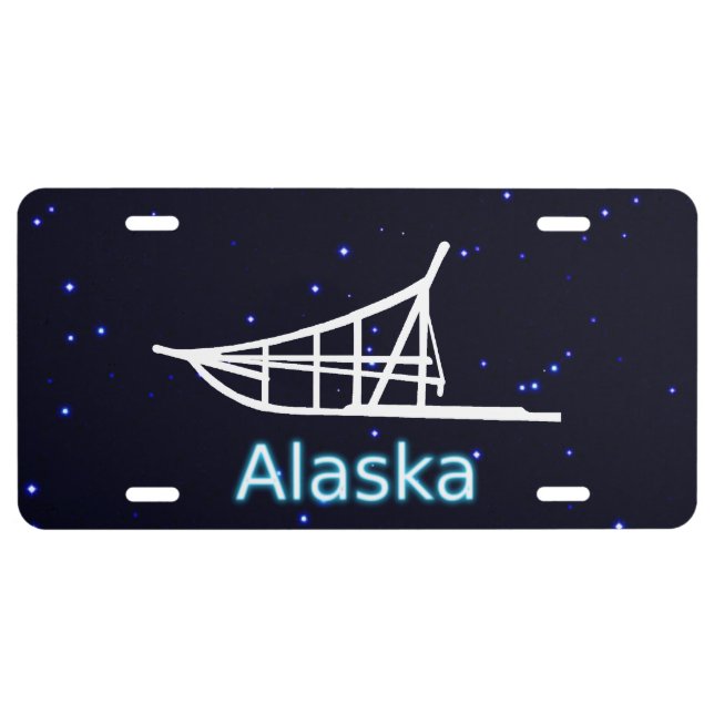 Dogsled License Plate (Front)
