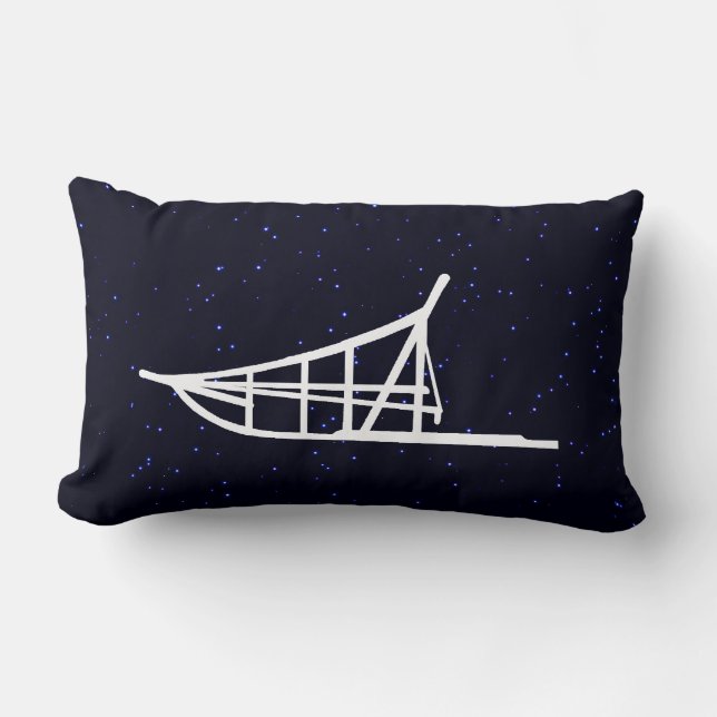 Dogsled Lumbar Pillow (Front)