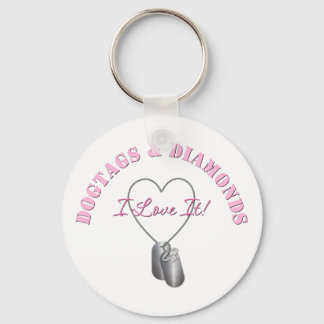 DogTags & Diamonds Keychain