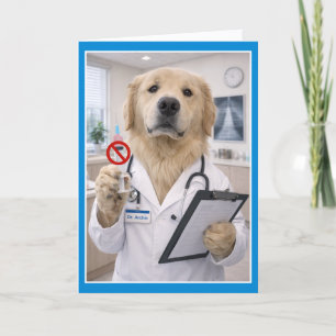 Dogtor's Orders  Get Well Card  NCC-1