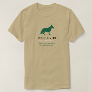 Dogtrovert German Shepherd Dog T-Shirt