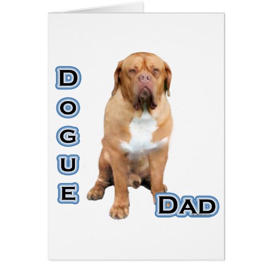 Dogue Dad 4 Cards (Front)