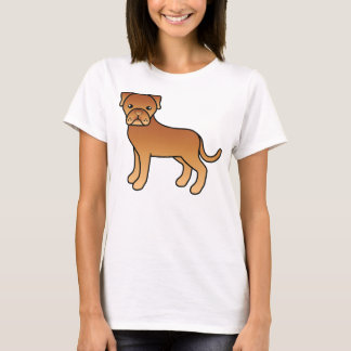 Dogue De Bordeaux Cute Cartoon Dog T-Shirt