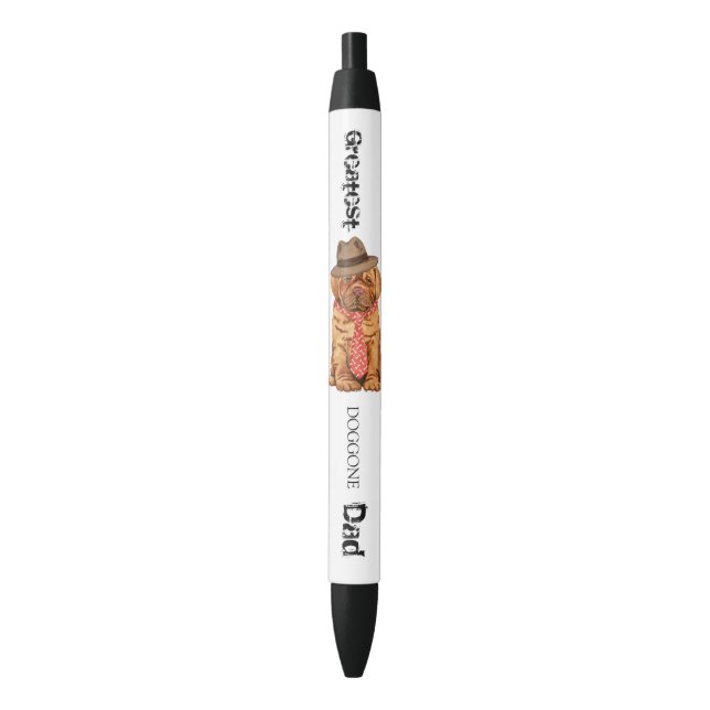 Dogue de Bordeaux Dad Pen (Front Vertical)