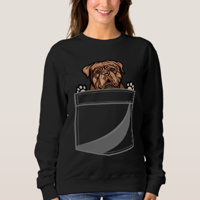 Dogue de Bordeaux In A Pocket Sweatshirt