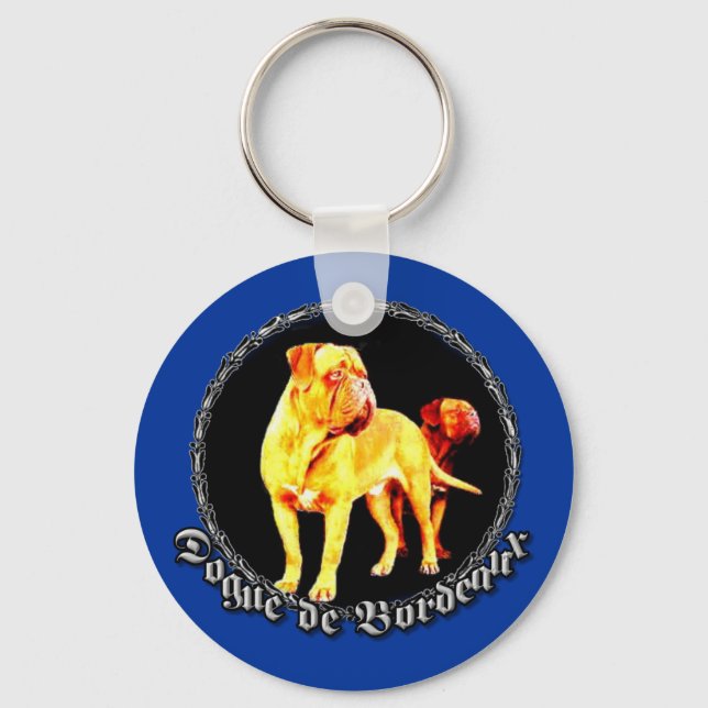 Dogue de Bordeaux keychain (Front)