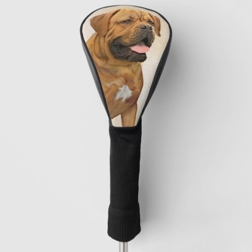 Dogue de Bordeaux Painting _ Cute Original Dog Art Golf Head Cover