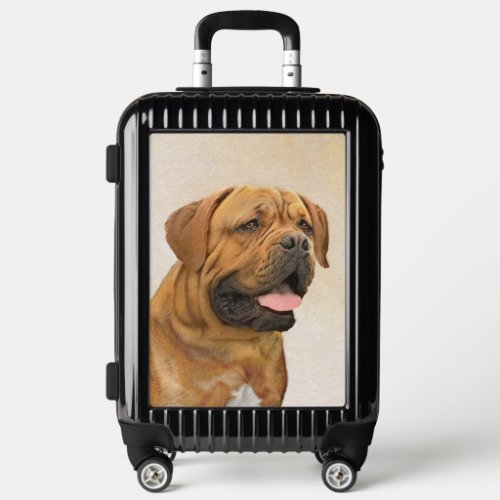 Dogue de Bordeaux Painting _ Cute Original Dog Art Luggage