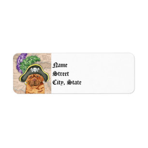 Dogue de Bordeaux Pirate Label