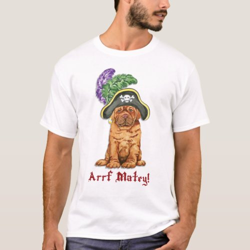 Dogue de Bordeaux Pirate T_Shirt