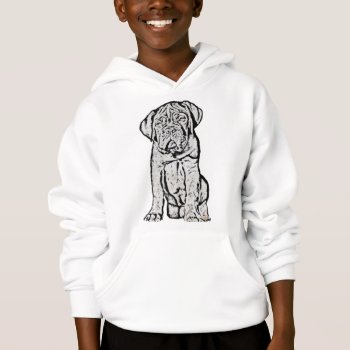 Dogue De Bordeaux Puppy Kids Sweatshirt by ritmoboxer at Zazzle