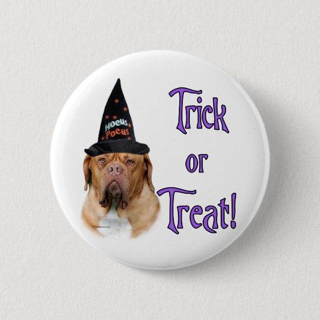 Dogue de Bordeaux Trick Button (Front)