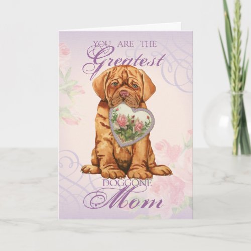 Dogue Heart Mom Holiday Card