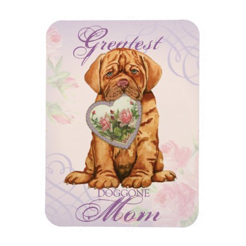 Dogue Heart Mom Magnet