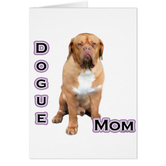Dogue Mom 4 Cards (Front)