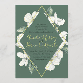 Dogwood Blooms, Wedding Invitation
