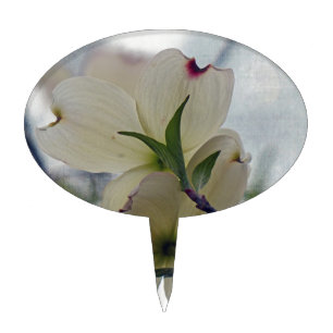 Dogwood Blossoms Cake Topper