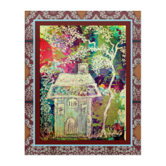 Dogwood Cottage Acrylic Print