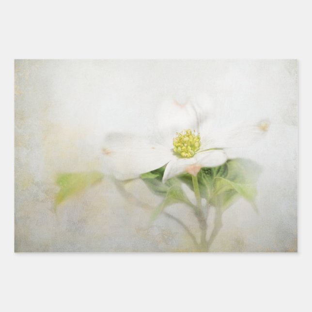 Dogwood Floral Art Decoupage Paper (Front)