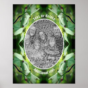 Dogwood Flower Personalized Create Your Own Photo Poster