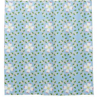 Dogwood Flower Shower Curtain