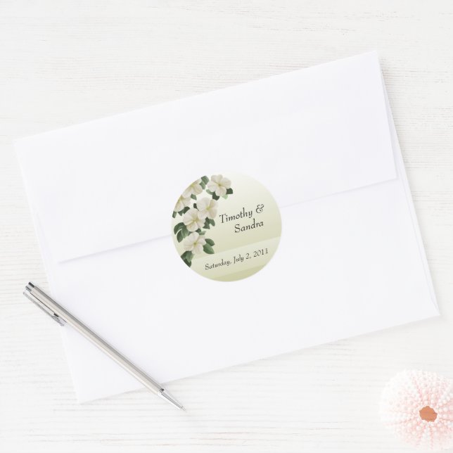 Dogwood  Flower Stickers (Envelope)