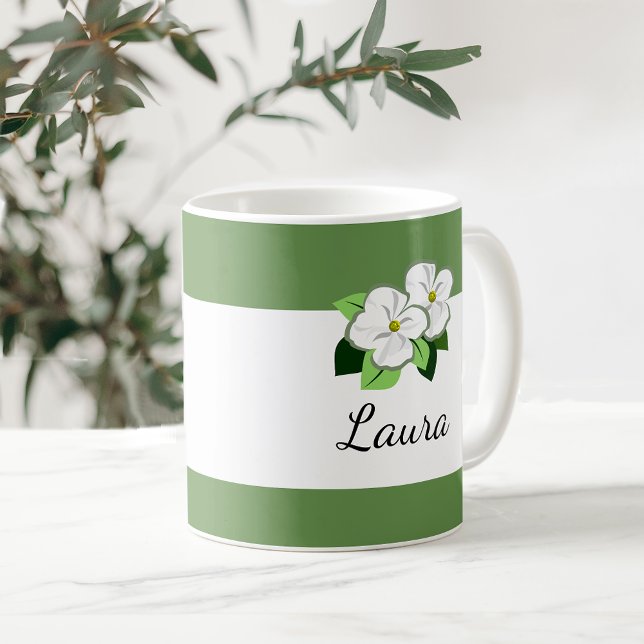 Dogwood Flower With Names Coffee Mugs (Creator Uploaded)