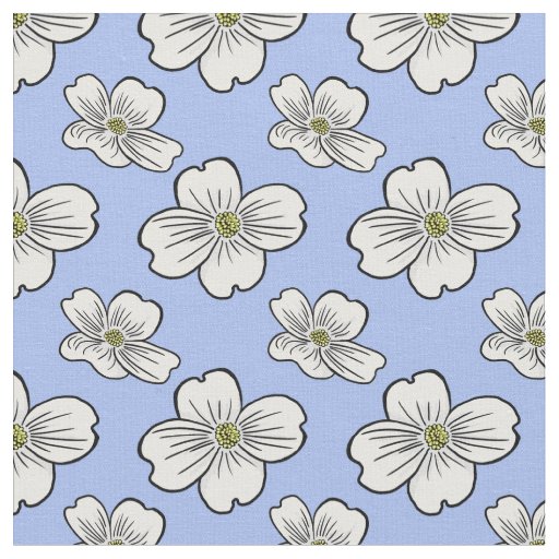 Dogwood Flowers Fabric