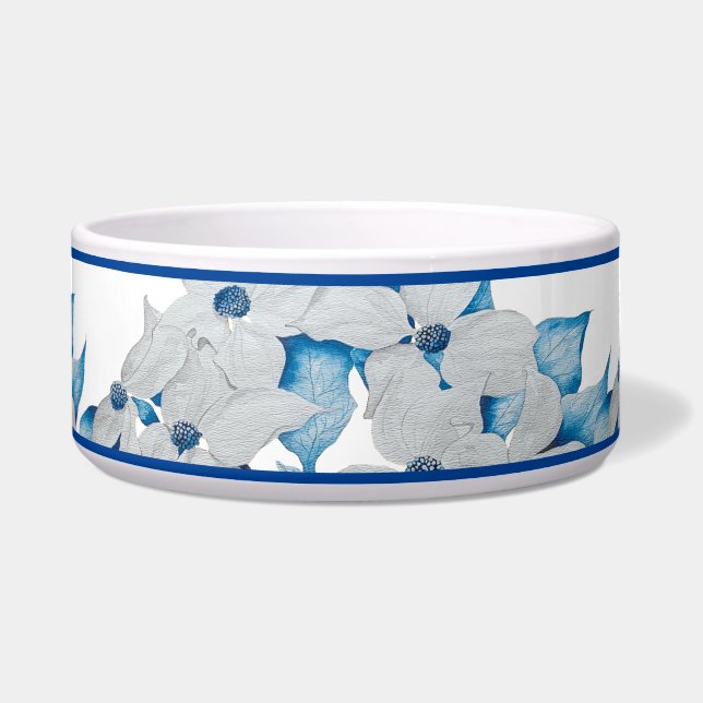 Dogwood Flowers on a Salad Bowl (Front)