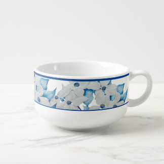 Dogwood Flowers on a Soup Mug