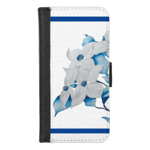 Dogwood Flowers on an iPhone Wallet Case