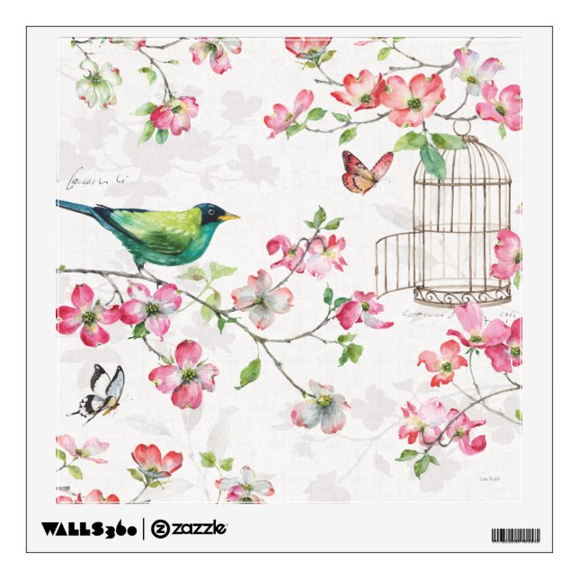 Dogwood Garden Wall Decal (Front)