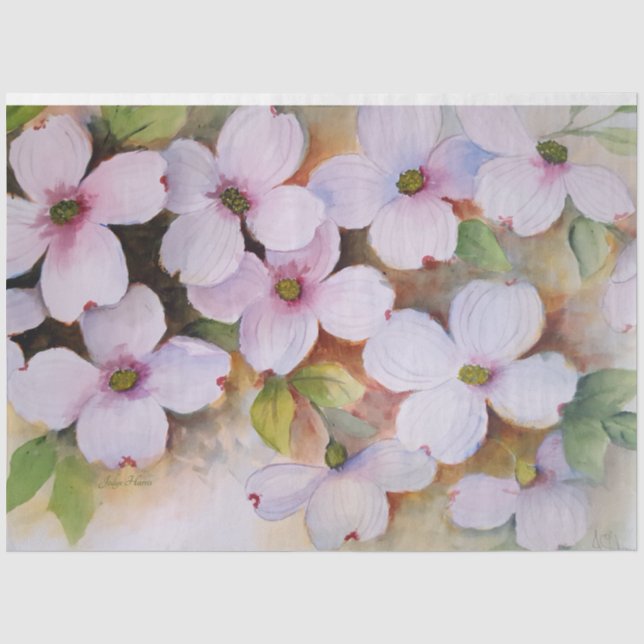 Dogwood II Tissue Paper (Front)