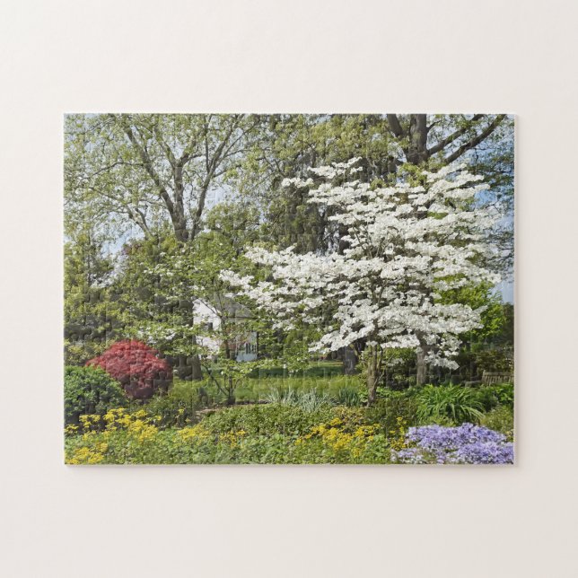 Dogwood in Bloom Jigsaw Puzzle (Horizontal)