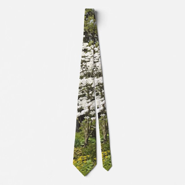Dogwood in Bloom Neck Tie (Front)