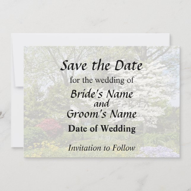 Dogwood in Bloom Save The Date (Front)