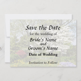 Dogwood in Bloom Save The Date