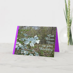 Dogwood Inspirational-customize Card