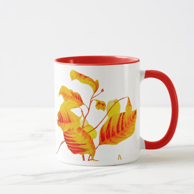 Dogwood Leaves on Combo Mug (Right)