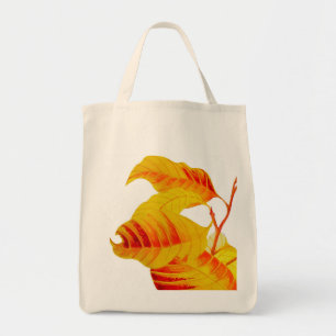 Dogwood Leaves on Grocery Tote Bag