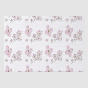 Dogwood Pattern design on Tissue Paper