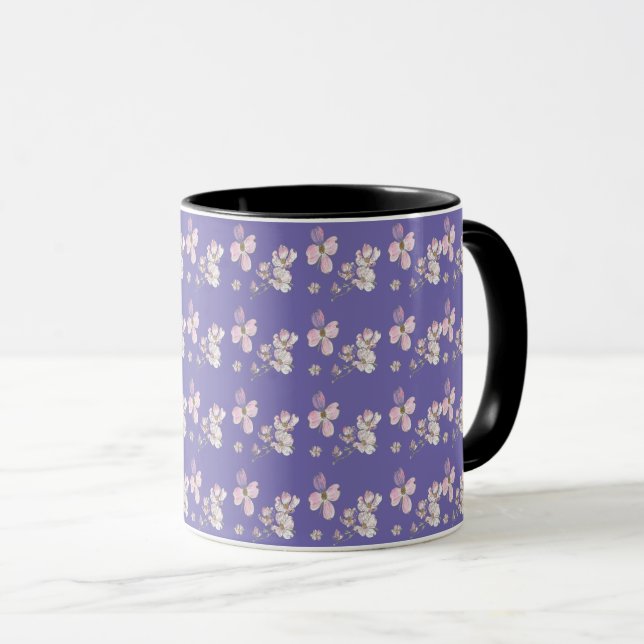 Dogwood pattern mug (Front Right)