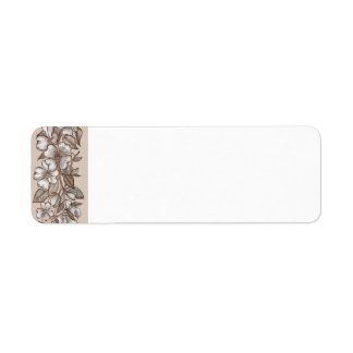 Dogwood Return Address Label