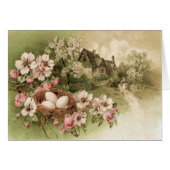 Dogwood Tree Bird Nest Egg Cottage (Front Horizontal)