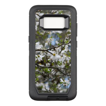 Dogwood Tree White Flower Blossoms OtterBox Defender Samsung Galaxy S8 Case